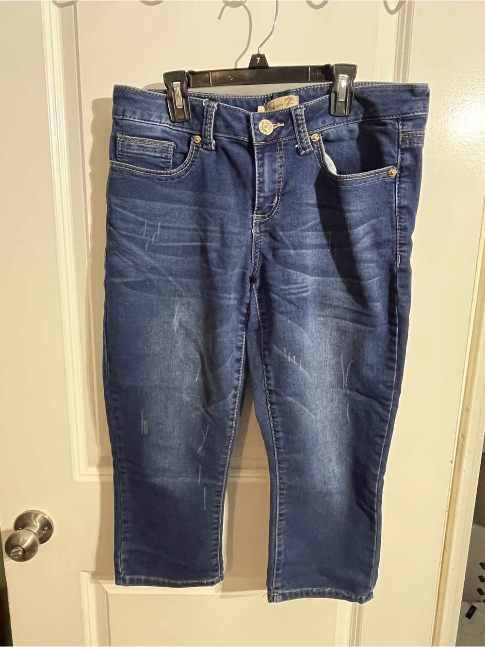Seven7 Relaxed Fit Indigo Blue Jeans - Picture 2 of 4